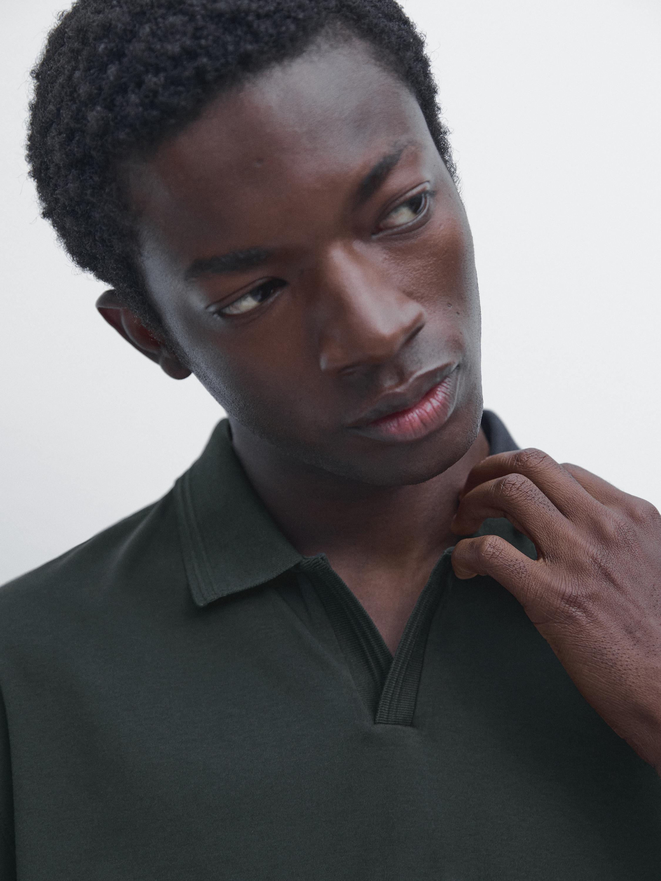 100% cotton short sleeve polo shirt